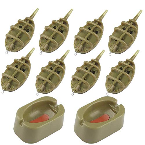 8 Stück Angeln Inline Feeder, Inline Methode Karpfenangeln Feeder Set, 1 Stück Angeln Inline Feeder Set Karpfenangeln Zubehör, Flat Method Feeder 15 g 20 g 25 g 35 g & 30g 40 g 50 g 60 g 8 Stück Angeln Inline Feeder, Inline Methode Karpfenangeln Feeder Set, 1 Stück Angeln Inline Feeder Set Karpfenangeln Zubehör, Flat Method Feeder 15 g 20 g 25 g 35 g & 30g 40 g 50 g 60 g von Kingrun