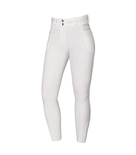 Kingsland Damen Reithose Silikon Vollbesatz KLKadi E-Tec White 44 von Kingsland