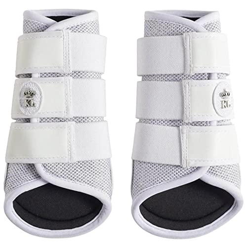 Kingsland KLpatton Protection Boots in Mesh Gamaschen White Summer mit Glitzer Update 2022, Größe:S von Kingsland