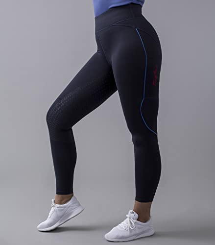 Kingsland Karina F-Tec Full-Grip Kompressionshose Reitleggings Damen Navy Sommer 2022, Größe:S von Kingsland