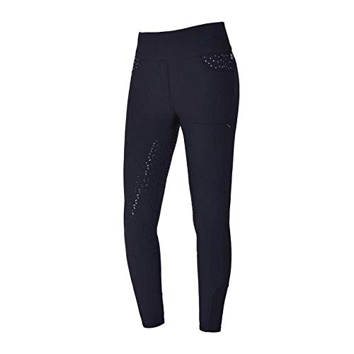 Kingsland Pull-on Reithose KLkatja für Damen, E-Tec navy Winter Dressage 2020, Größe:38 von Kingsland