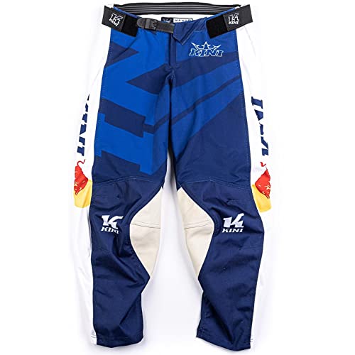 Kini Red Bull Herren Motocross Hose Division V 2.2, Navy Weiß - Blau, M, 3L402202 von Kini Red Bull