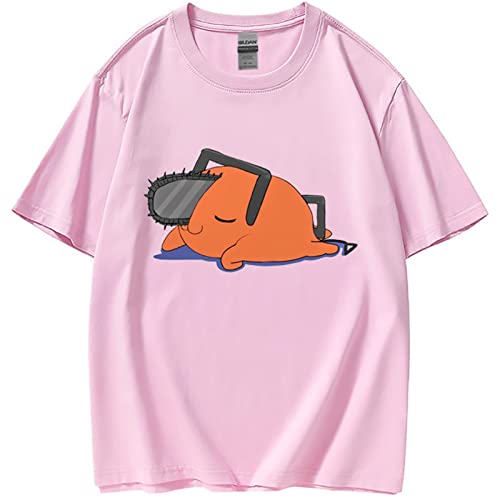 Kinsea T-Shirt Unisexe, Chainsaw Man Pochita Tshirt Für Damen/Herren, Manga Shirts, T-Shirt À Manches Courtes Et Col Rond-Black||XS Kinsea T-Shirt Unisexe, Chainsaw Man Pochita Tshirt Für Damen/Herren, Manga Shirts, T-Shirt À Manches Courtes Et Col Rond-Black||XS von Kinsea