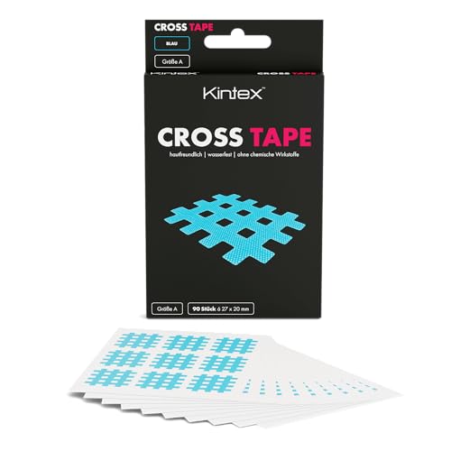 Kintex Cross Tape, ABC, 3 Farben und 3 Größen, Cross Tapes, Akupunkturpflaster, Gittertape, Tape Pflaster, Kinesiologie Tape, Crosstapes von Kintex