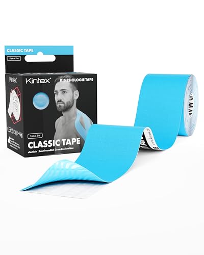 Kintex Kinesiologie Tape Classic, 5 cm x 5 m, hautfreundliches & wasserfestes Kinesiologie Tape, Physio Tape, Medizinisches Tape, für Sport & Physiotherapie (Blau) Kintex Kinesiologie Tape Classic, 5 cm x 5 m, hautfreundliches & wasserfestes Kinesiologie Tape, Physio Tape, Medizinisches Tape, für Sport & Physiotherapie (Blau) von Kintex