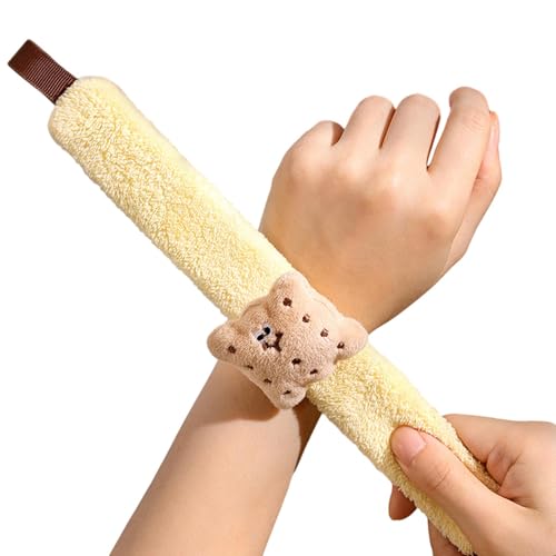 Kioriur Handgelenktücher zum Waschen des Gesichts, Armbänder zum Waschen des Gesichts | 2 x Spa Face Wash Handgelenk Handtücher Armbänder | Make-up-Armbänder für Frauen, Gesichtswaschzubehör von Kioriur