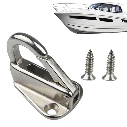 Kioriur Marinehaken - 316 Edelstahl Marine Hardware Schwerer Haken - Sicherheitshaken Marine Aufhänger Geeignet Für Schlepper Marine Grade Fending Hook von Kioriur