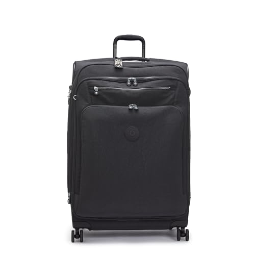 Kipling, Großer erweiterbarer Spinner, 76 cm, 100 l, Schwarz, Black Noir, New Youri Spin L von Kipling