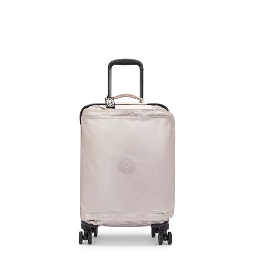 Kipling SPONTANEOUS S, Kabinenkoffer, 4-Wheeled 360° Suitcase with Elastic Straps, TSA Lock, 53 cm, 37.5 L, Metallic Glow von Kipling