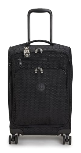 Kipling NEW YOURI SPIN S Kleiner Spinner in Kabinengröße, Carry On, Signature Emb (Schwarz) Kipling NEW YOURI SPIN S Kleiner Spinner in Kabinengröße, Carry On, Signature Emb (Schwarz) von Kipling