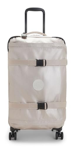 Kipling SPONTANEOUS M Mittelgroßes Rollgepäck, hochkant, Metallic Glow (Silber) Kipling SPONTANEOUS M Mittelgroßes Rollgepäck, hochkant, Metallic Glow (Silber) von Kipling