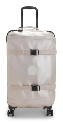 Kipling, Medium 4-Räder-Koffer 360° mit Gummibändern, TSA-Schloss, 66 cm, 71 L, Metallic Glow, Metallic Glow, Spontaneous M von Kipling