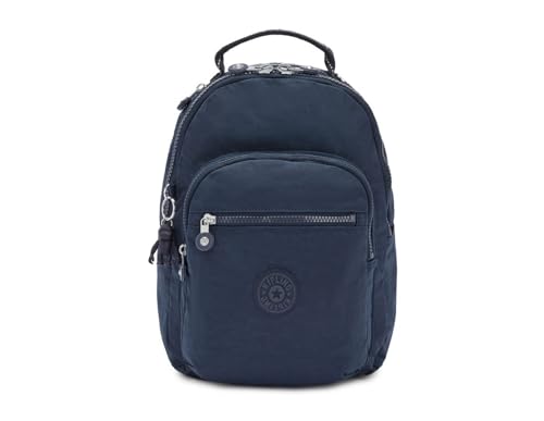 Kipling Seoul S, Kleiner Rucksack mit Laptop-Schutz 13 Zoll, 35 cm, 14 L, 0.50 kg, Blue Bleu 2 von Kipling