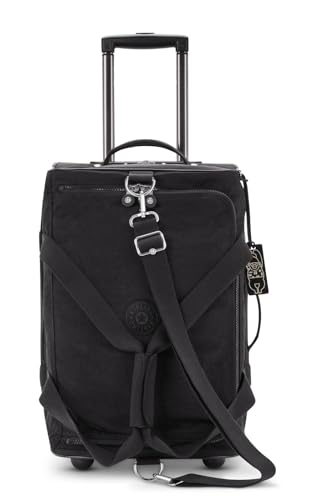 Kipling TEAGAN US, Handgepäck, Weicher Kabinenkoffer mit 2 Rollen, 54 cm, 39 L, 2.6 kg, Black Noir von Kipling