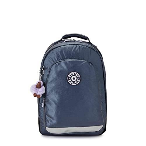 Kipling Class Room, großer Rucksack mit Laptopschutz 15", 43cm, 28L, Admiral Bl Met, Admiral Bl Met, Einheitsgröße, Klassenzimmer von Kipling