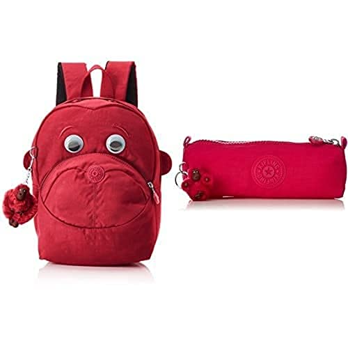 Kipling FASTER Schulrucksack, 7 Liter, True Pink + FREEDOM Federmäppchen, 1 Liter, True Pink Kipling FASTER Schulrucksack, 7 Liter, True Pink + FREEDOM Federmäppchen, 1 Liter, True Pink von Kipling