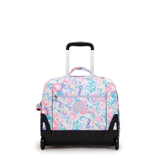 Kipling Giorno Großer Rucksack mit Laptopfach, leicht, 38 cm, 25 L, Aqua Flowers, Aqua Flowers, Einheitsgröße, Giorno von Kipling