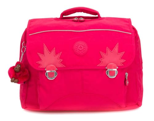 Kipling INIKO, Schultasche mit Gepolsterten Schulterriemen, 37 cm, 18 L, True Pink von Kipling