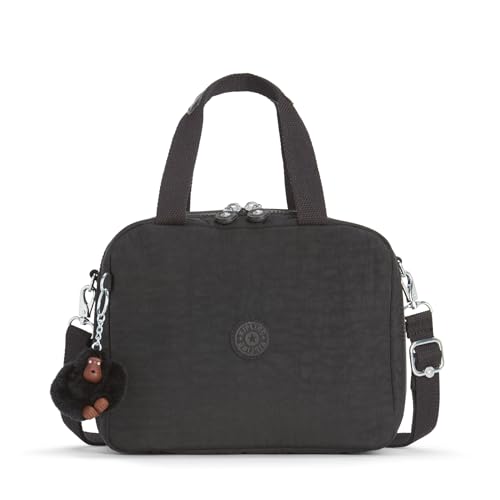 Kipling MIYO, Isolierte Lunchbag, Wasserabweisend, 25 cm, 8 L, True Black von Kipling