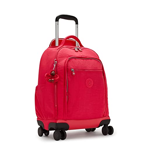 Kipling NEW ZEA, Kinder-Rucksack mit 4 Rollen 360°, Ergonomisch, 50 cm, 26 L, 2.35 kg, True Pink von Kipling