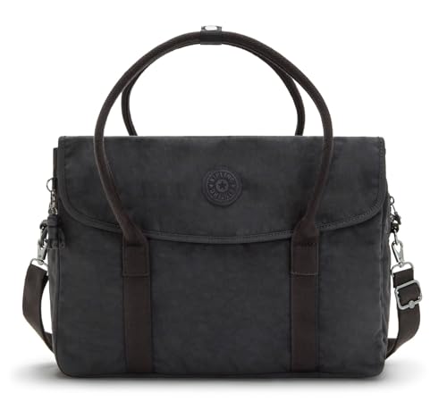 Kipling SUPERWORKER, Laptop-Tasche 15 Zoll, Abnehmbare Schultergurte, 41 cm, 18.5 L, Black Noir von Kipling