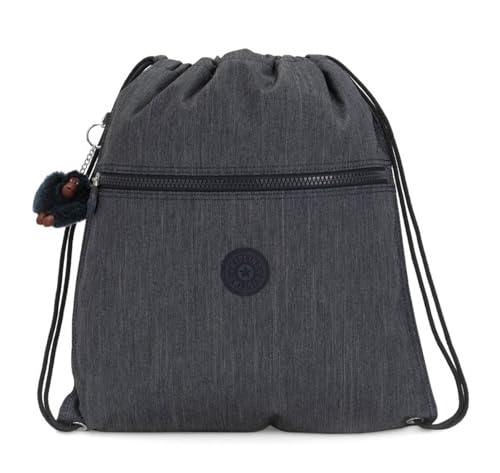 Kipling SUPERTABOO, Beutel mit Kordelzug, Multifunktional, Wasserabweisend, 45 cm, 15 L, 0.24 kg, Marine Navy von Kipling