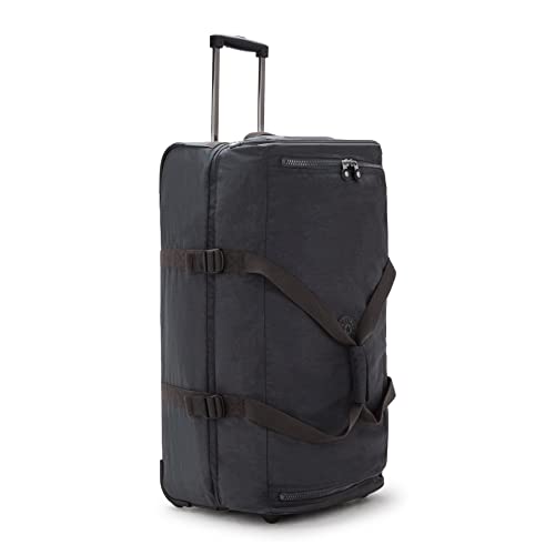 Kipling TEAGAN L, Großer weicher Koffer, 2 Rollen Reisegepäck, 77 cm, 91 L, 3.44 kg, Black Noir von Kipling