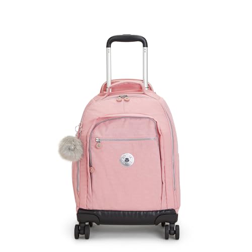 Kipling NEW ZEA, Kinder-Rucksack mit 4 Rollen 360°, Ergonomisch, 50 cm, 26 L, 2.35 kg, Bridal Rose von Kipling