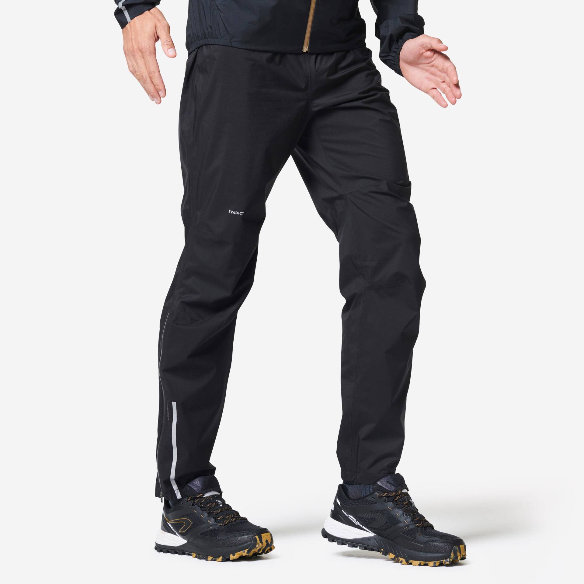 Lauf-Regenhose Trailrunning Herren wasserdicht - Run 900 Rain schwarz Lauf-Regenhose Trailrunning Herren wasserdicht - Run 900 Rain schwarz von Kiprun