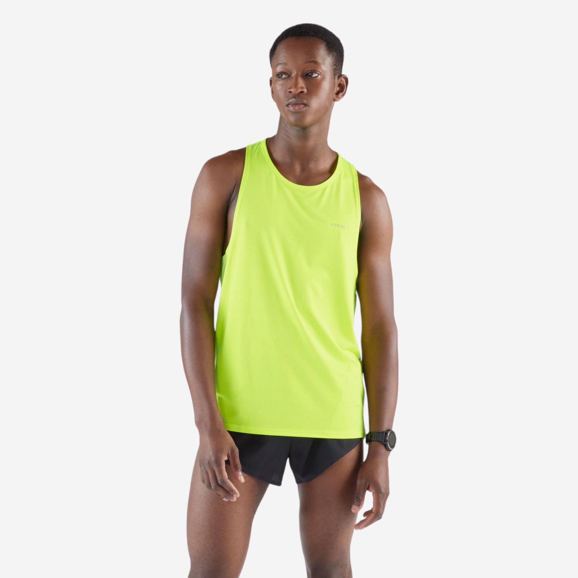 Lauf-Tanktop - 900 Light neongelb Lauf-Tanktop - 900 Light neongelb von Kiprun