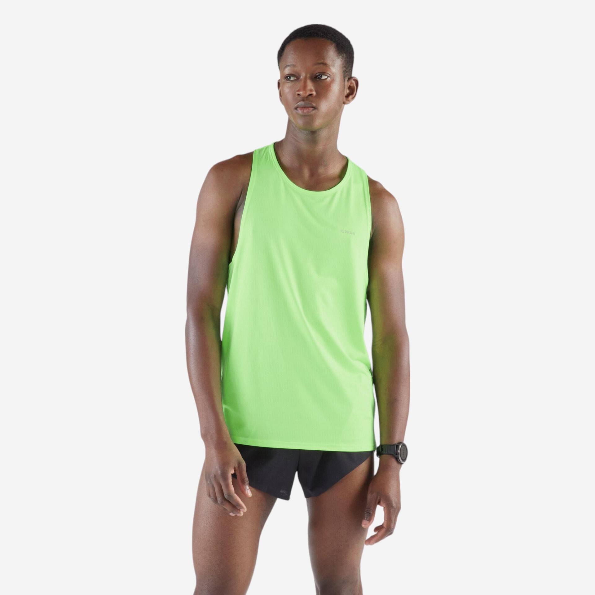 Lauf-Tanktop - 900 Light neongrün Lauf-Tanktop - 900 Light neongrün von Kiprun