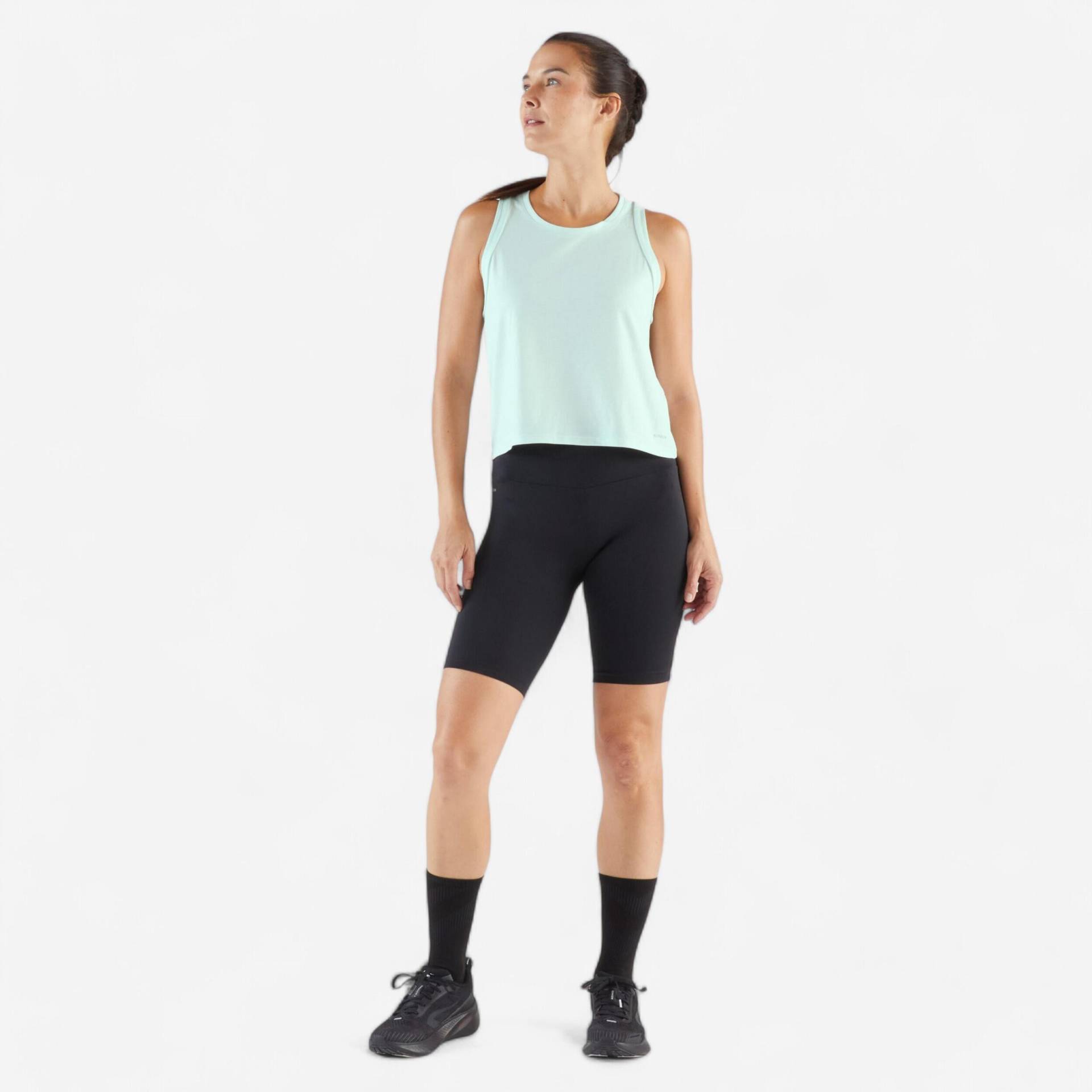 Lauf-Tanktop kurz Damen atmungsaktiv - Run 500 von Kiprun