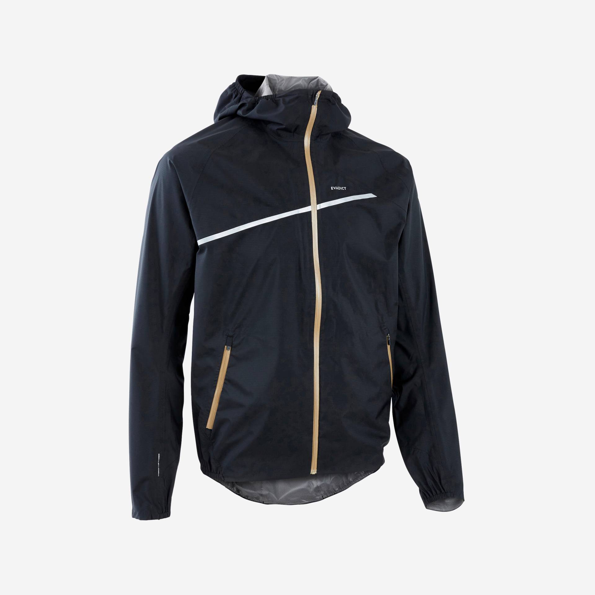 Laufjacke Trailrunning Herren wasserdicht - Run 500 Rain schwarz Laufjacke Trailrunning Herren wasserdicht - Run 500 Rain schwarz von Kiprun