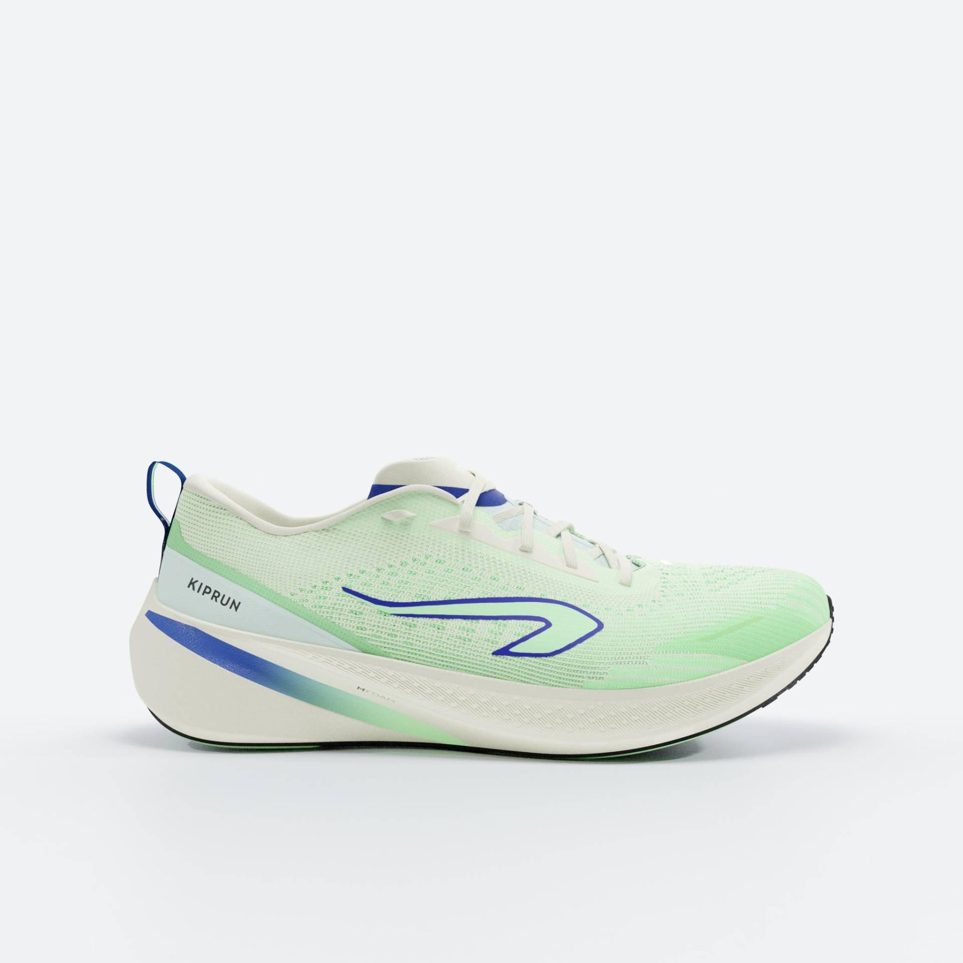 Laufschuhe Herren - Cushion 500 weiß/grün Laufschuhe Herren - Cushion 500 weiß/grün von Kiprun