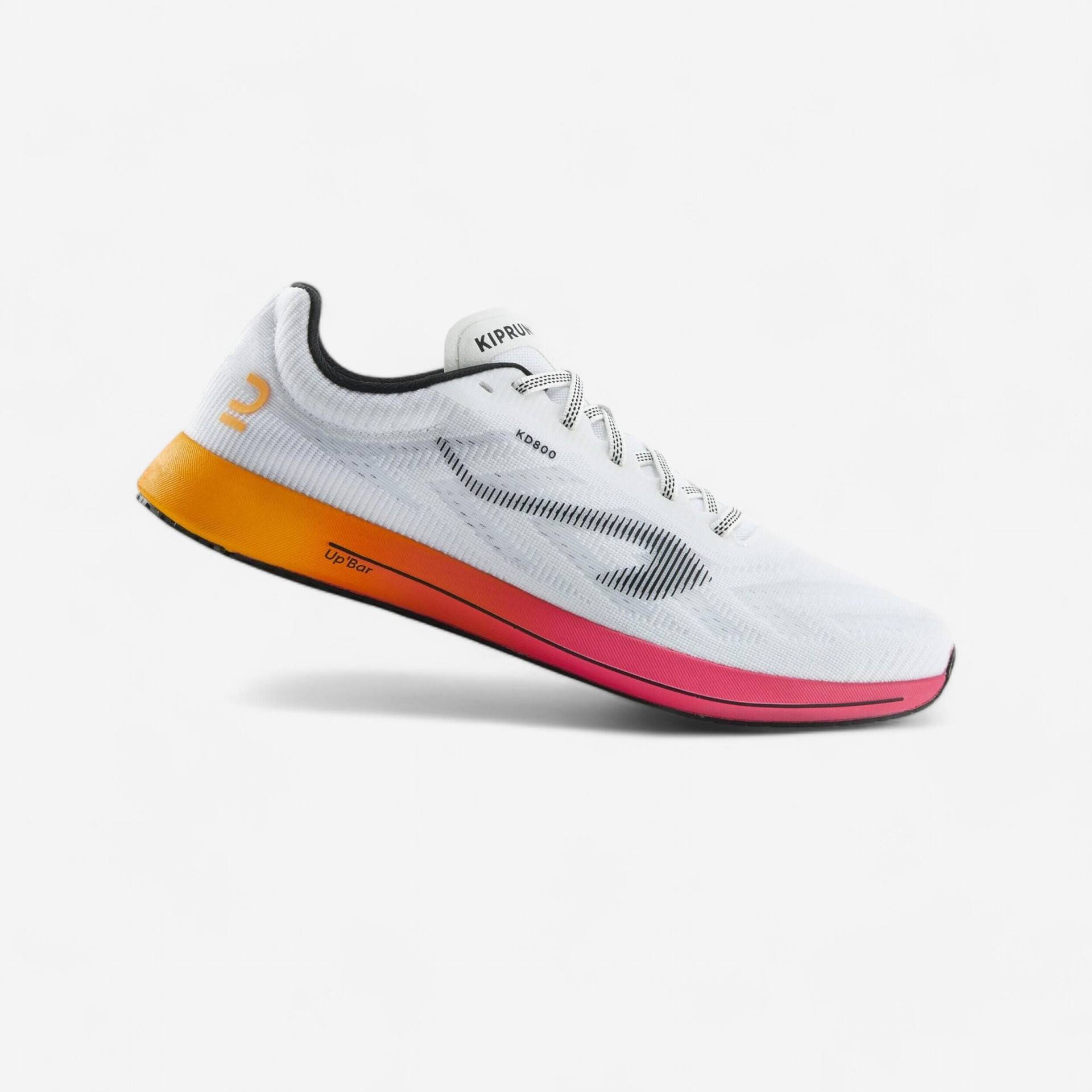 Laufschuhe Herren - Kiprun KD800 weiss/orange von Kiprun