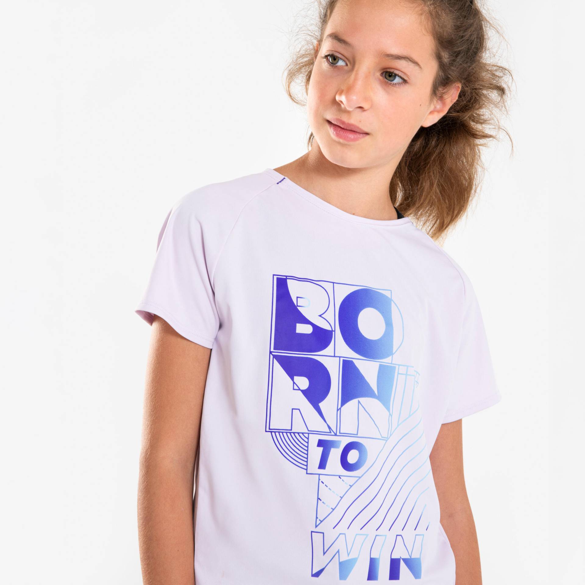 Laufshirt kurzarm Mädchen atmungsaktiv - Dry+ 500 lila Laufshirt kurzarm Mädchen atmungsaktiv - Dry+ 500 lila von Kiprun