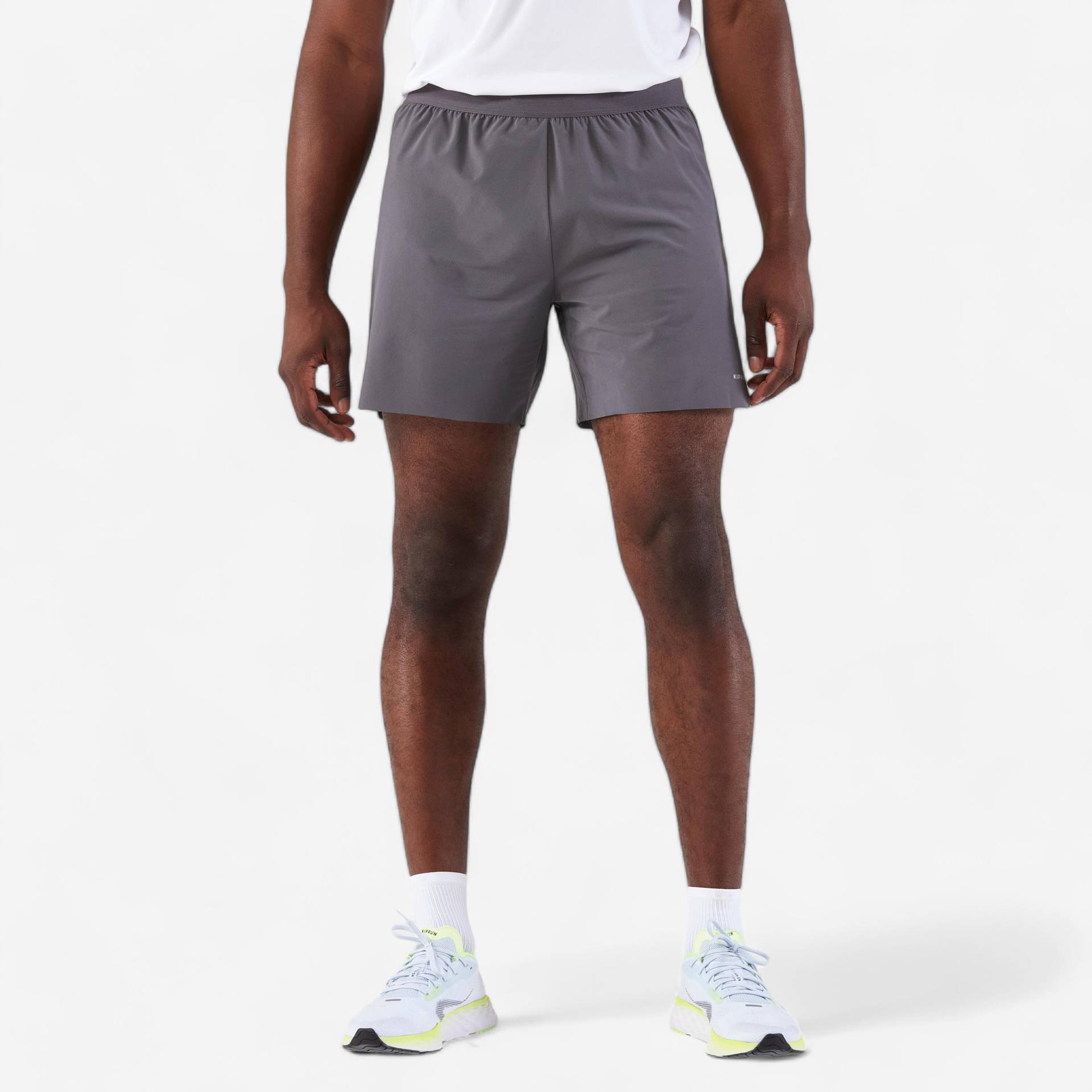Laufshorts Herren - Run 500 Comfort grau Laufshorts Herren - Run 500 Comfort grau von Kiprun