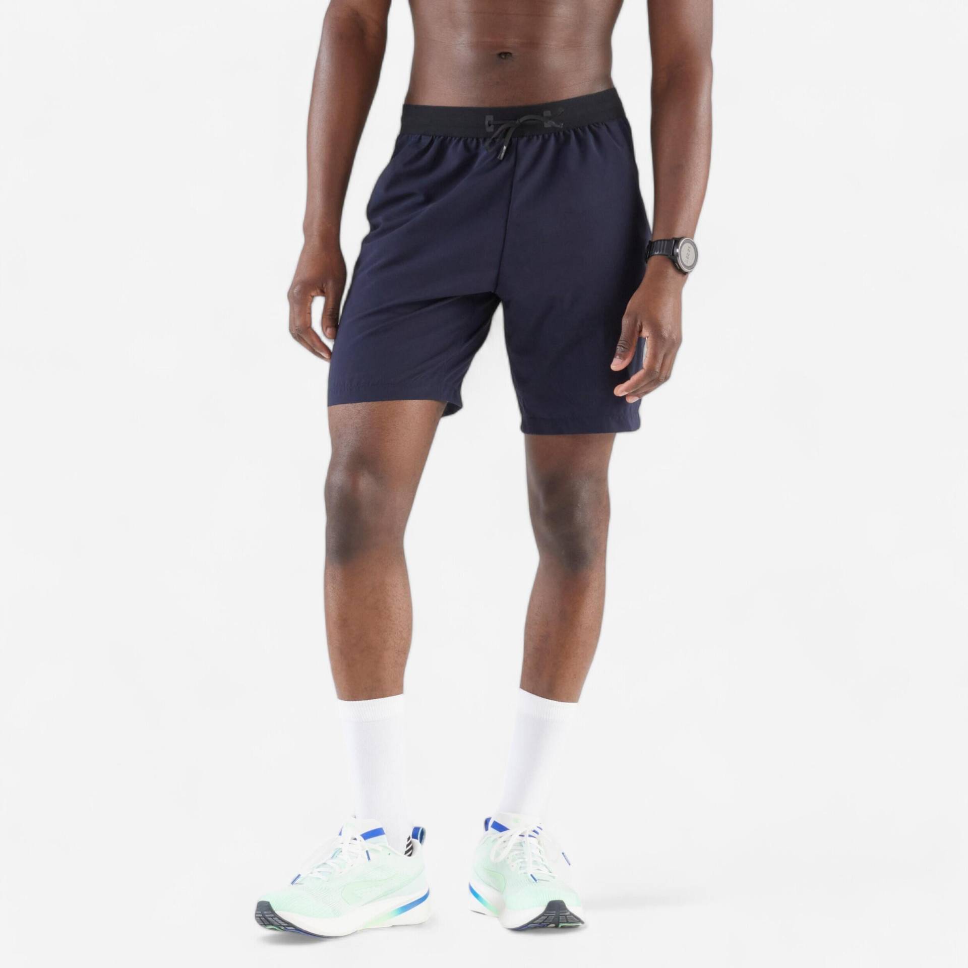 Laufshorts Herren - Run 500 Dry schwarzblau Laufshorts Herren - Run 500 Dry schwarzblau von Kiprun