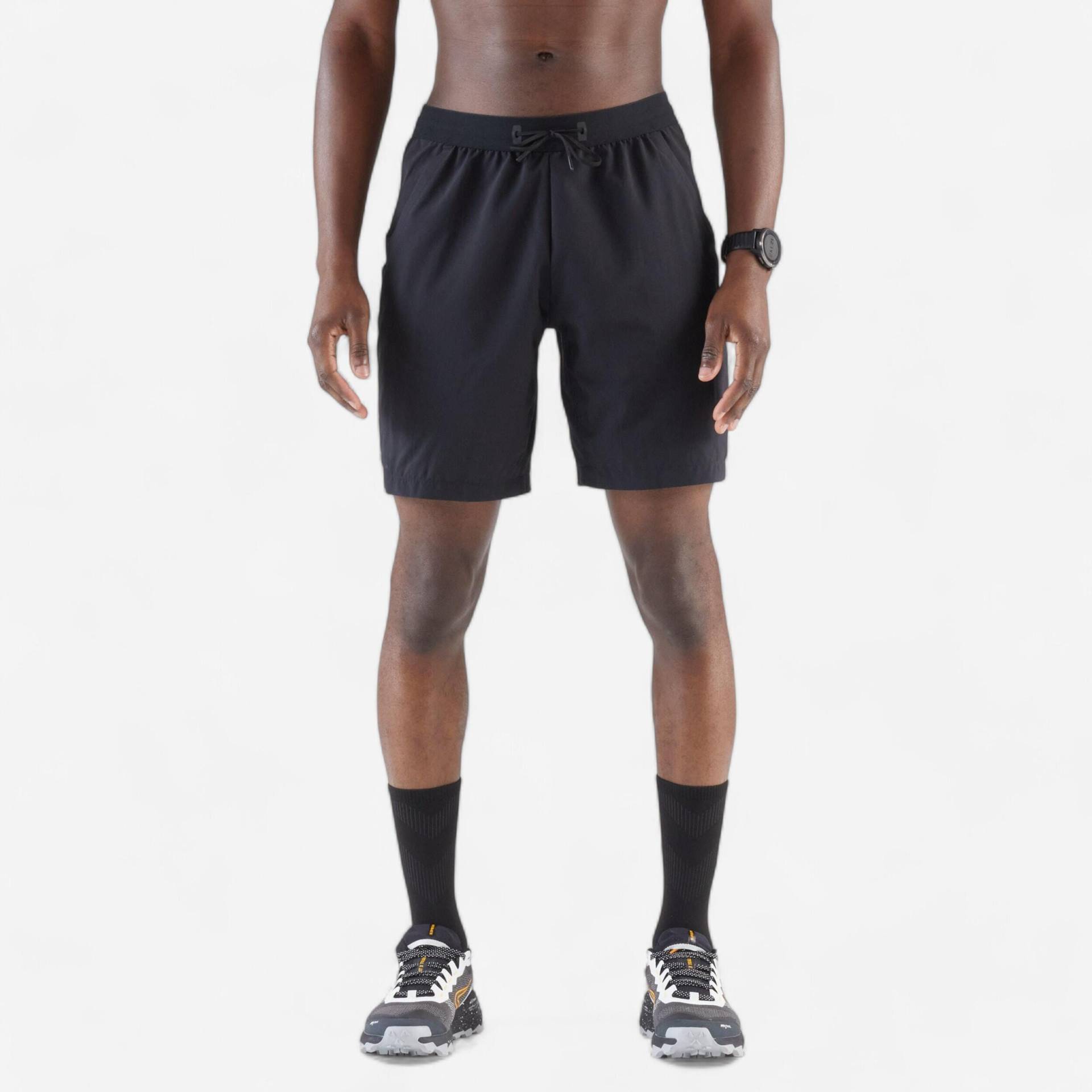 Laufshorts Herren atmungsaktiv Dry+ schwarz Laufshorts Herren atmungsaktiv Dry+ schwarz von Kiprun