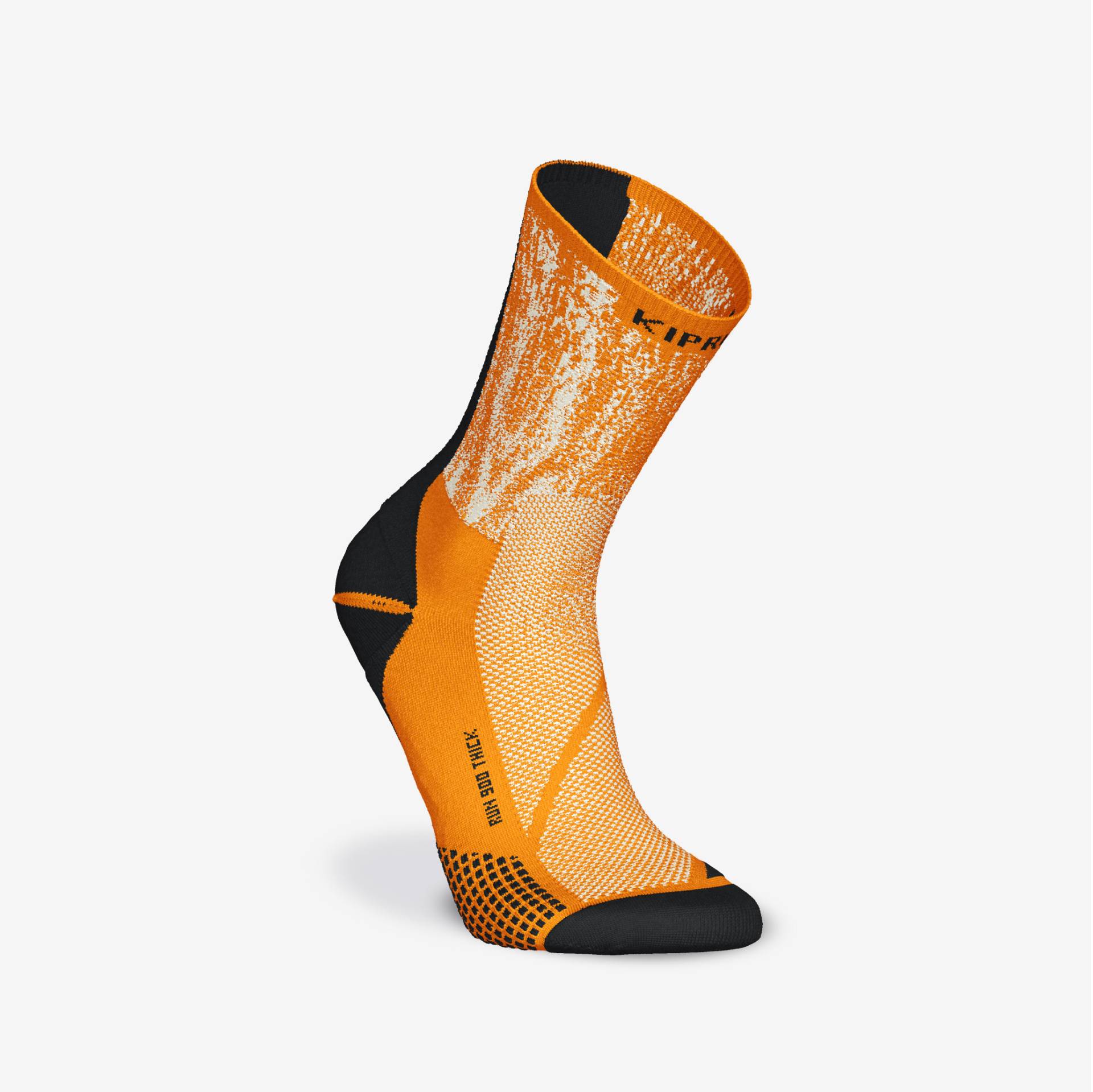 Laufsocken Mid dick - Run 900 orange/Graphik Laufsocken Mid dick - Run 900 orange/Graphik von Kiprun