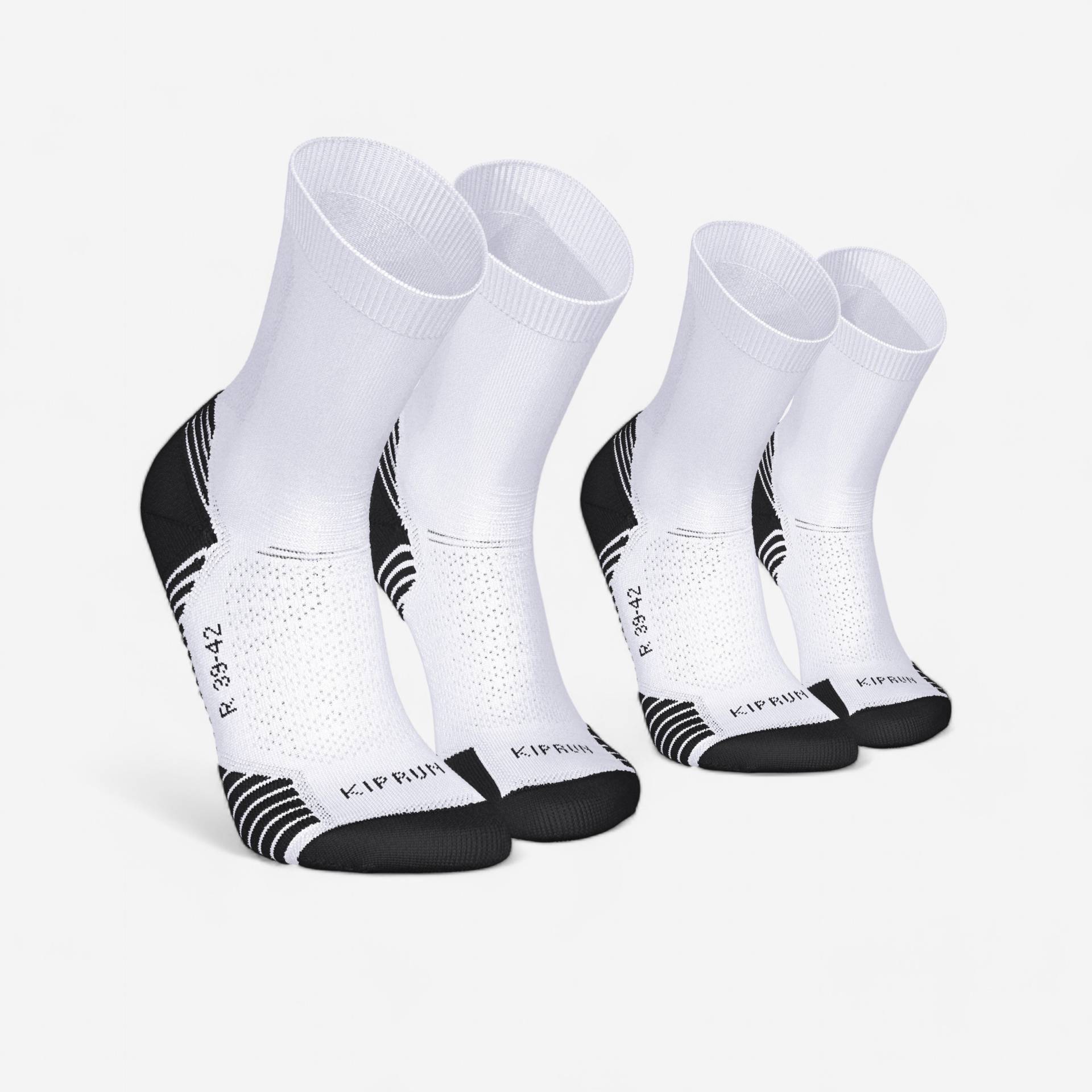 Laufsocken Middick 2er-Pack - Run 500 Laufsocken Middick 2er-Pack - Run 500 von Kiprun
