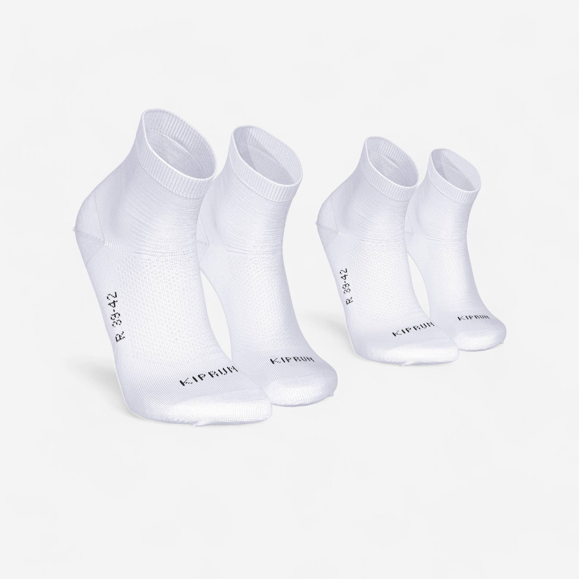 Laufsocken Mid dünn 2er-Pack - Run 500 Laufsocken Mid dünn 2er-Pack - Run 500 von Kiprun