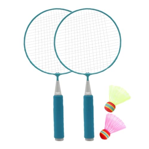 Badminton-Set für Kinder,Badminton-Set | Badmintonschläger für Kinder, Legierungsrahmen, 2 Nylon-Federbälle - Unterhaltungs- und Trainingswettbewerb für Hinterhöfe von Kirdume