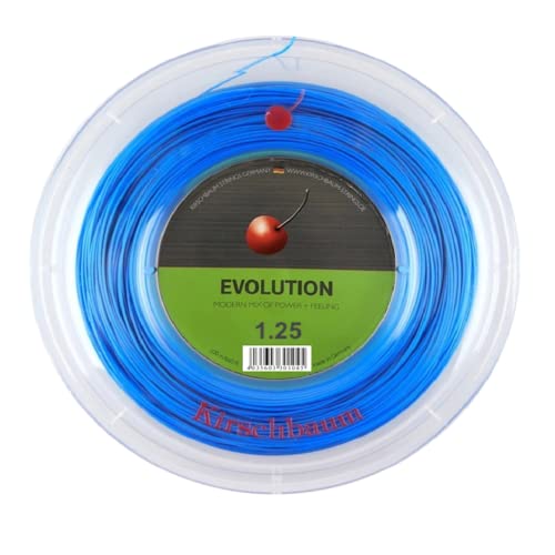 Kirschbaum Unisex – Erwachsene Pro Line Evolution Tennis-Saite, blau, 1,25 mm x 200 m von Kirschbaum