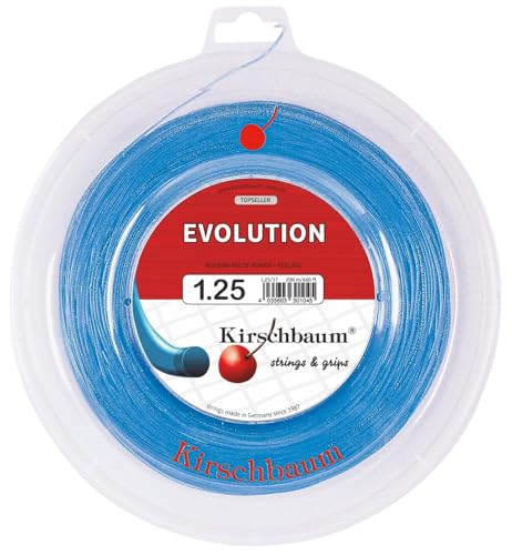 Kirschbaum Unisex – Erwachsene Pro Line Evolution Tennis-Saite, blau, 1,25 mm x 200 m Kirschbaum Unisex – Erwachsene Pro Line Evolution Tennis-Saite, blau, 1,25 mm x 200 m von Kirschbaum