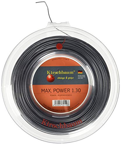 Kirschbaum Saitenrolle Max Power, Anthrazit, 1,30 x 200m, 0105260218100016 Kirschbaum Saitenrolle Max Power, Anthrazit, 1,30 x 200m, 0105260218100016 von Kirschbaum