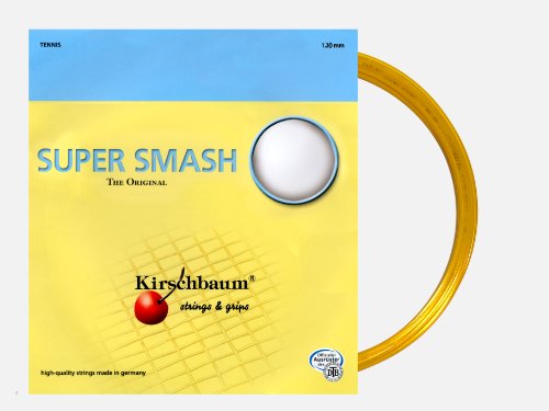 Kirschbaum Saitenset Super Smash, Gelb, 12 m, 0105000212600016 von Kirschbaum