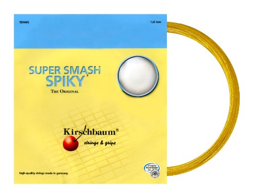 Kirschbaum Saitenset Super Smash Spiky, Gelb, 12 m, 0105000212400016 von Kirschbaum