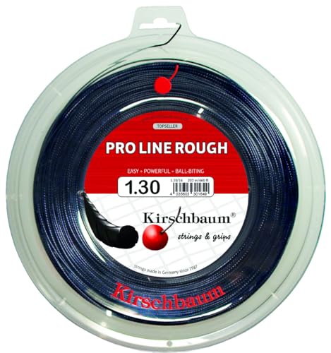 Kirschbaum Unisex – Erwachsene K2PLR130 Tennis-Saite, Schwarz, 1,3 mm Kirschbaum Unisex – Erwachsene K2PLR130 Tennis-Saite, Schwarz, 1,3 mm von Kirschbaum