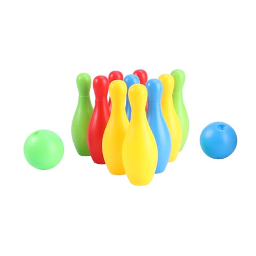 Kisangel 1 Satz Bowlingkugel interaktives Bowling Set Indoor Safe Toy kinderspielzeug für draußen Bowling-Set für Bowlingkugeln Plastik von Kisangel